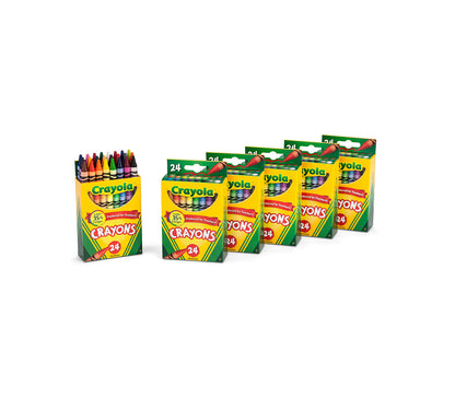 6 Box Classpack of 24 Count Crayons - US 7327