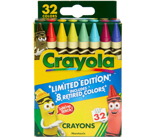Classic & Limited Edition Retired Crayons, 32 Count - US 0752