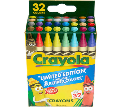 Classic & Limited Edition Retired Crayons, 32 Count - US 0752