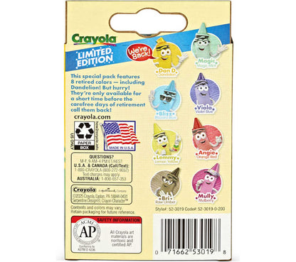 Limited Edition Retired Crayons, 8 Count - US 2580
