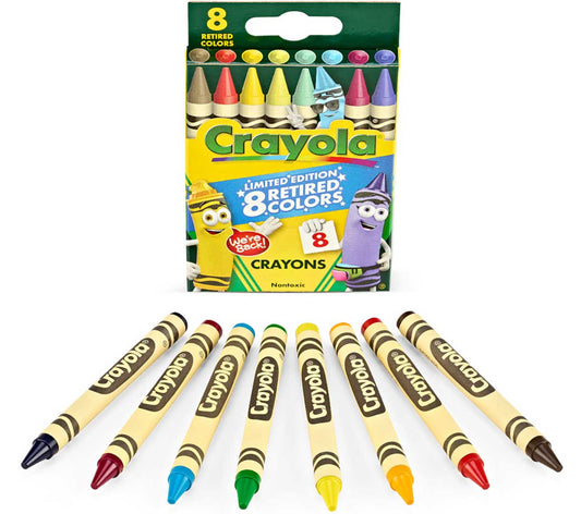 Limited Edition Retired Crayons, 8 Count - US 2580