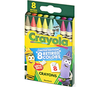 Limited Edition Retired Crayons, 8 Count - US 2580