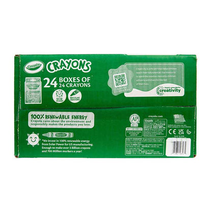 Bulk 24 Box Classpack of 24 Crayons - US 0986