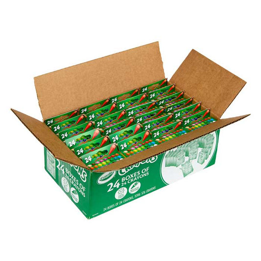 Bulk 24 Box Classpack of 24 Crayons - US 0986