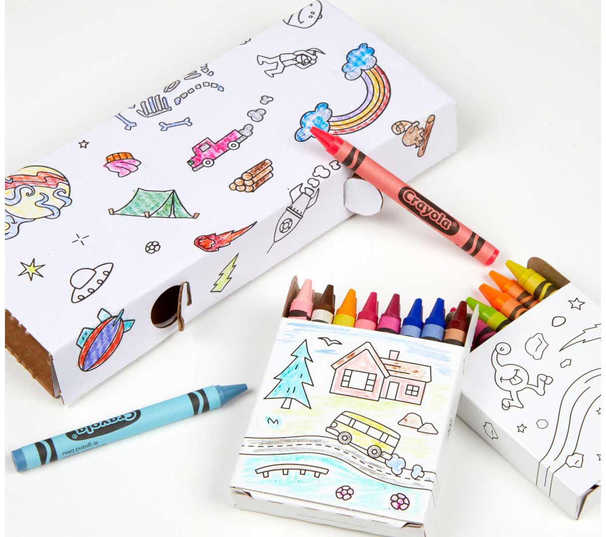 Crayons with Tub, 240 Crayons, 120 Colors - US 2260