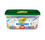 Crayons with Tub, 240 Crayons, 120 Colors - US 2260