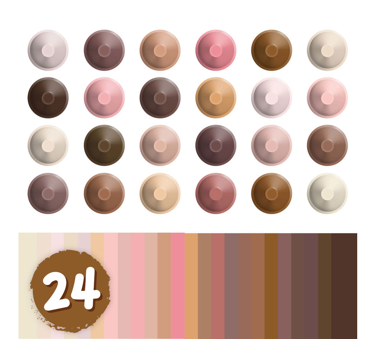 Colors of the World Classpack, Bulk Skin Tone Crayons, 480 Count - US 0208
