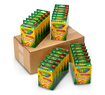 24 Box Classpack of 24 Count Crayons - US 9197