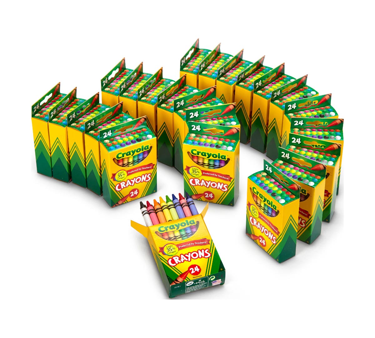 24 Box Classpack of 24 Count Crayons - US 9197