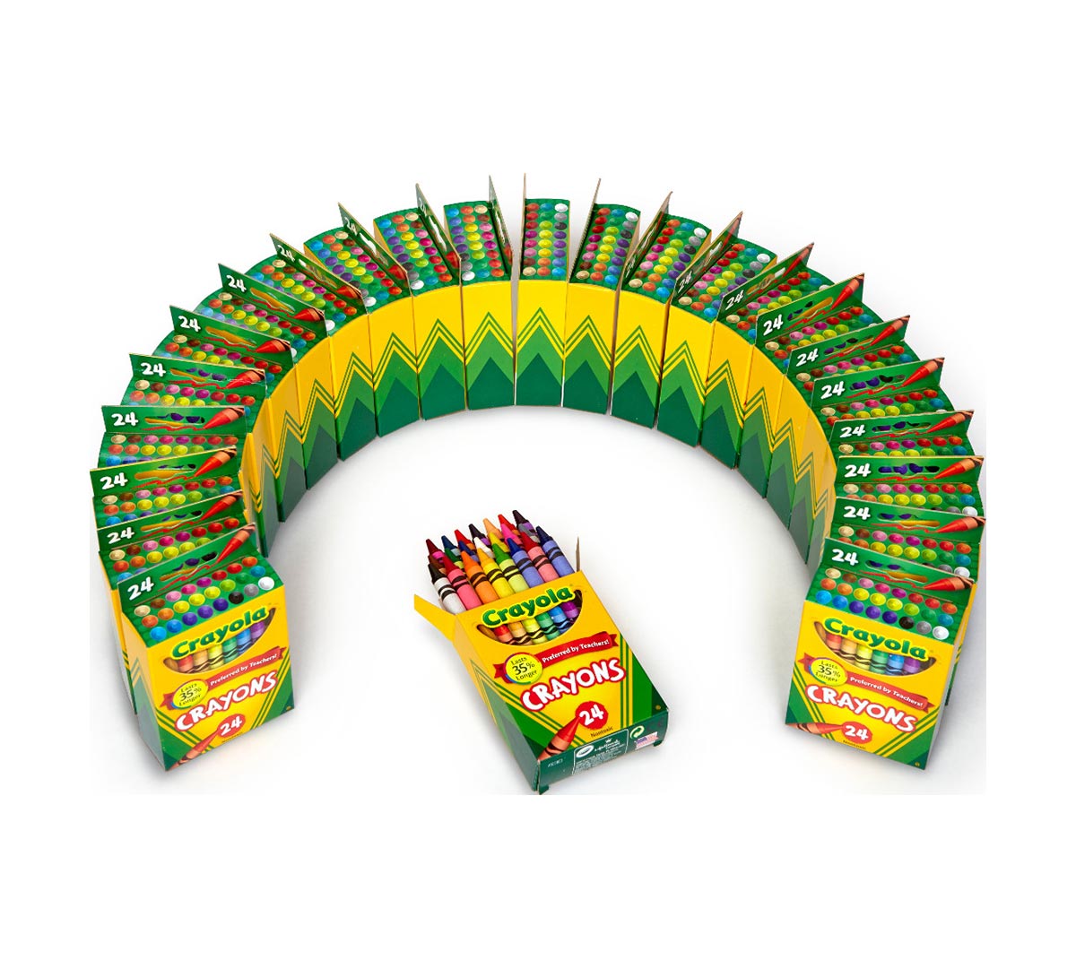 24 Box Classpack of 24 Count Crayons - US 9197
