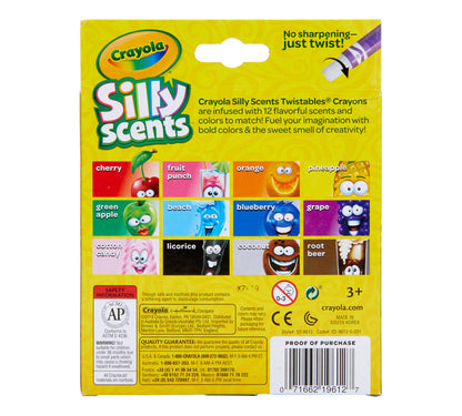Silly Scents Mini Twistables Crayons, Sweet Scents, 12 Count - US 6145
