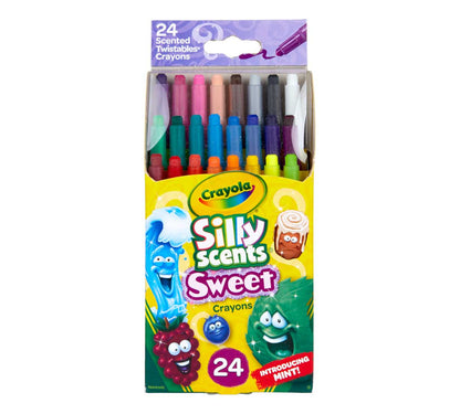 Silly Scents Mini Twistables Scented Crayons, 24 Count - US 7922