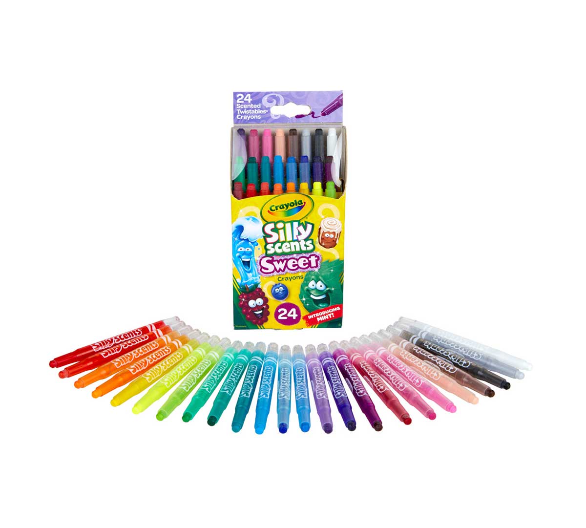 Silly Scents Mini Twistables Scented Crayons, 24 Count - US 7922