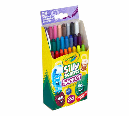 Silly Scents Mini Twistables Scented Crayons, 24 Count - US 7922