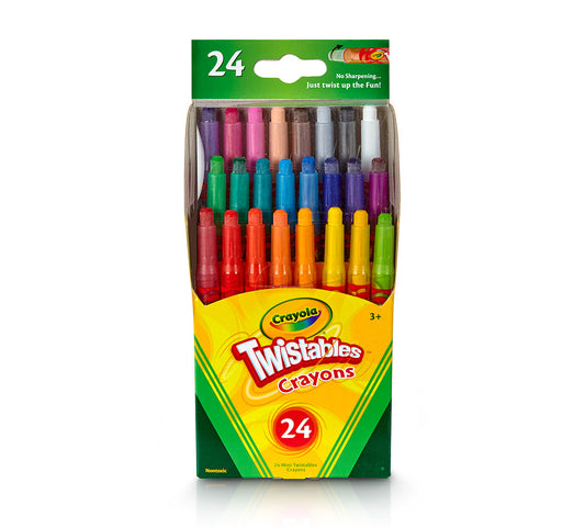 Mini Twistables Crayons, 24 Count - US 9358