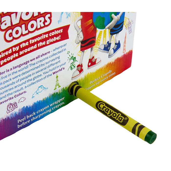 World's Favorite Colors, 64 count Crayons - US 2359