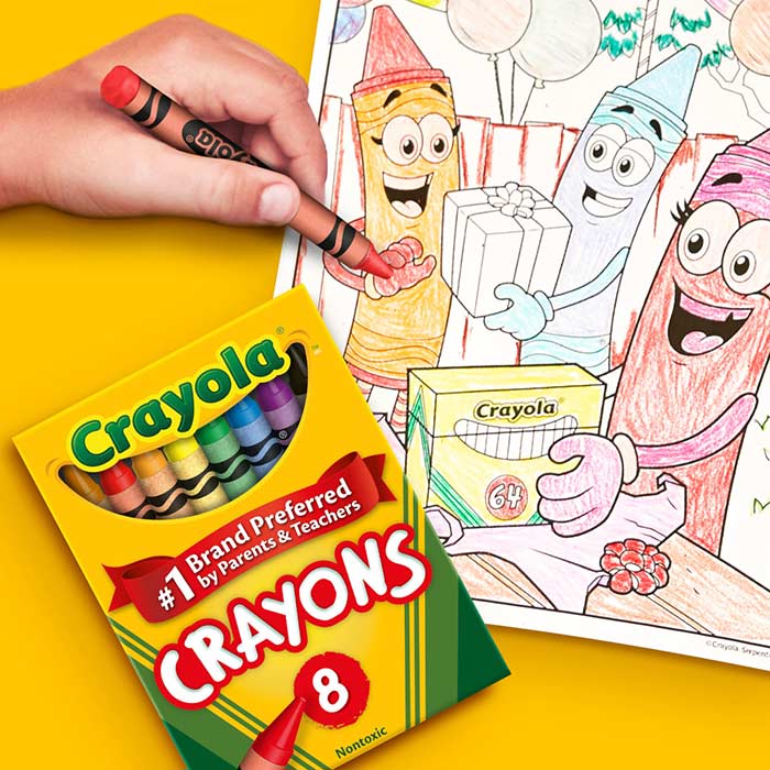 Classic Crayons, 8 Count - US 6163