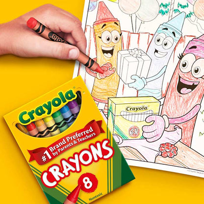 Classic Crayons, 8 Count - US 6163