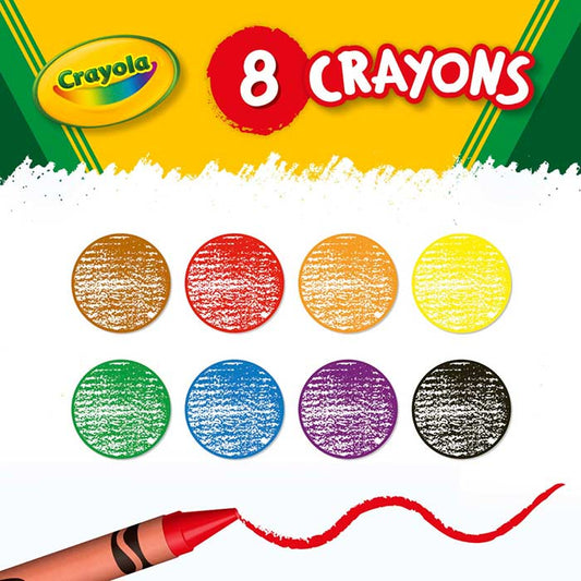 Classic Crayons, 8 Count - US 6163
