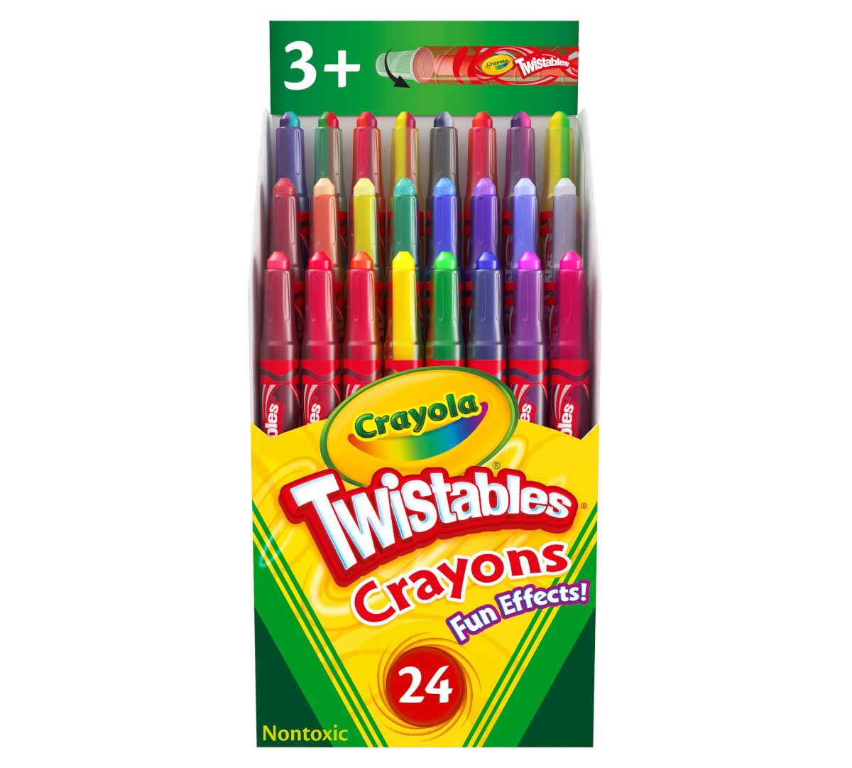 Fun Effects! Twistables Crayons, 24 Count - US 8125