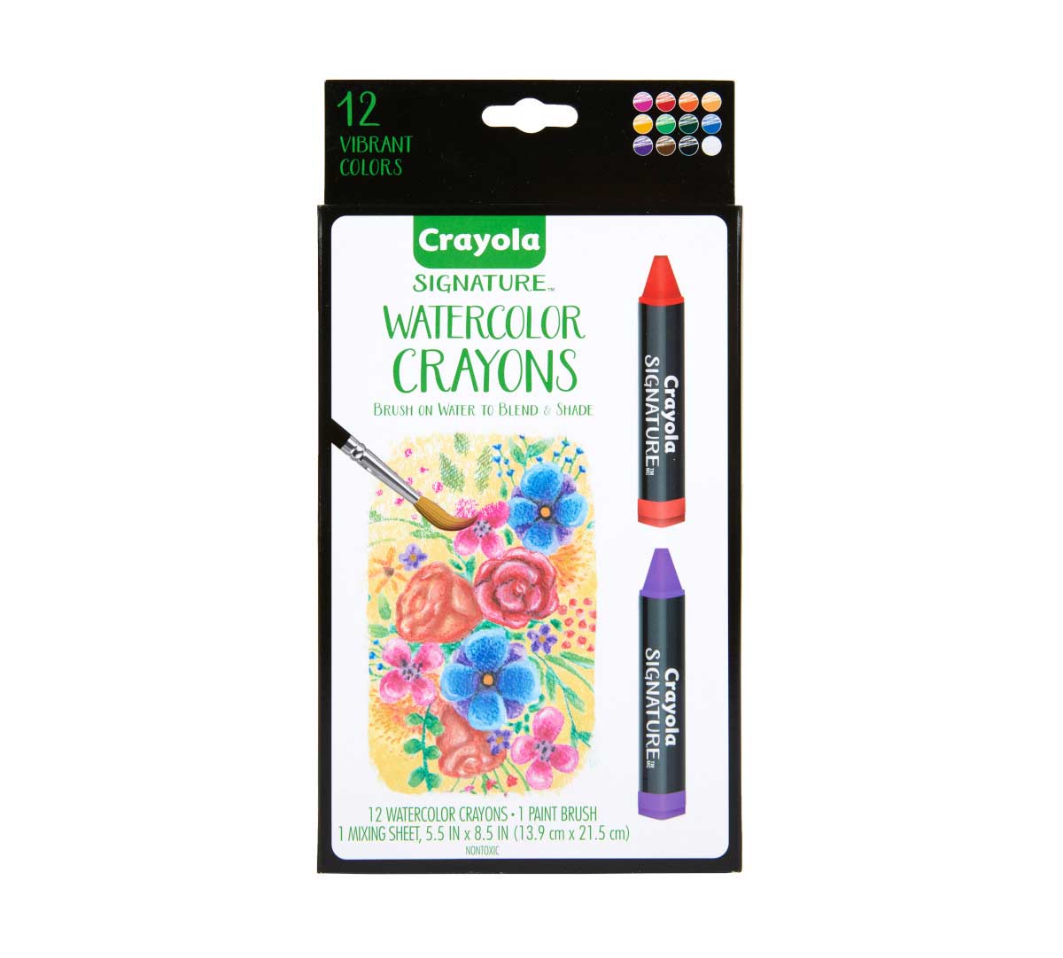 Signature Premium Watercolor Crayons Painting Set - US 3971