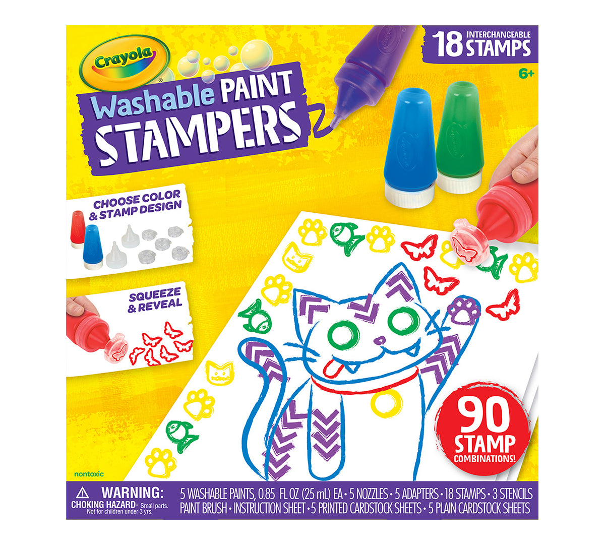 Washable Paint Stampers - US 7385
