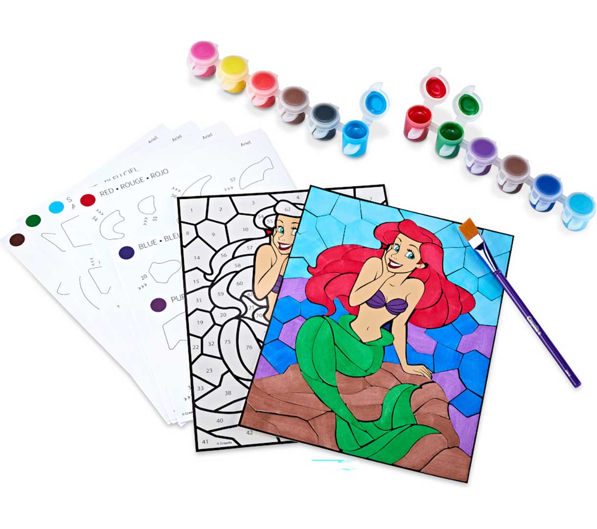 Paint & Peel Mosaic Stickers, Disney Princess - US 6778