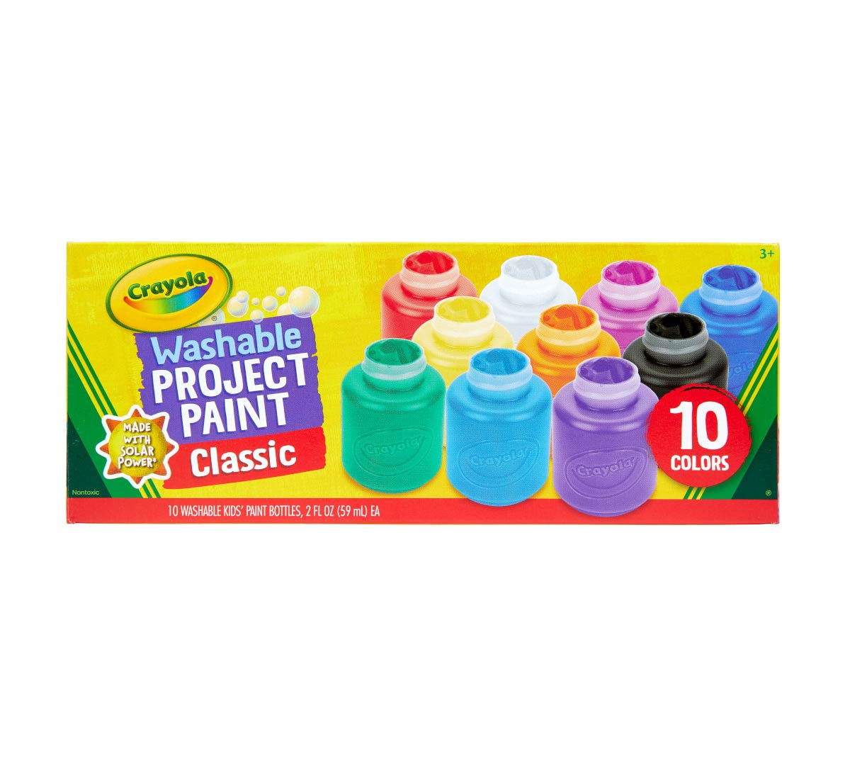 Washable Kids Paint, 10 Count - US 4423