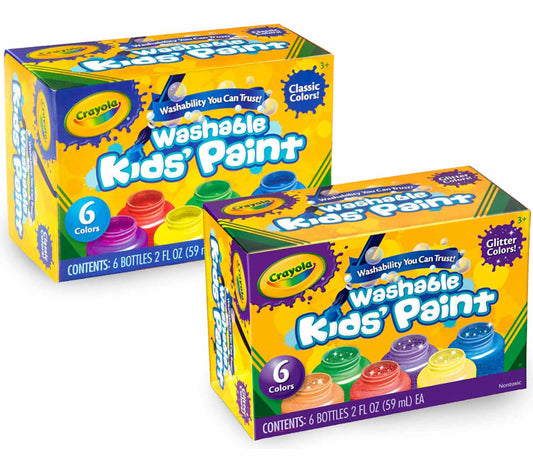 Washable Kids Paint, 12 Count - US 8546
