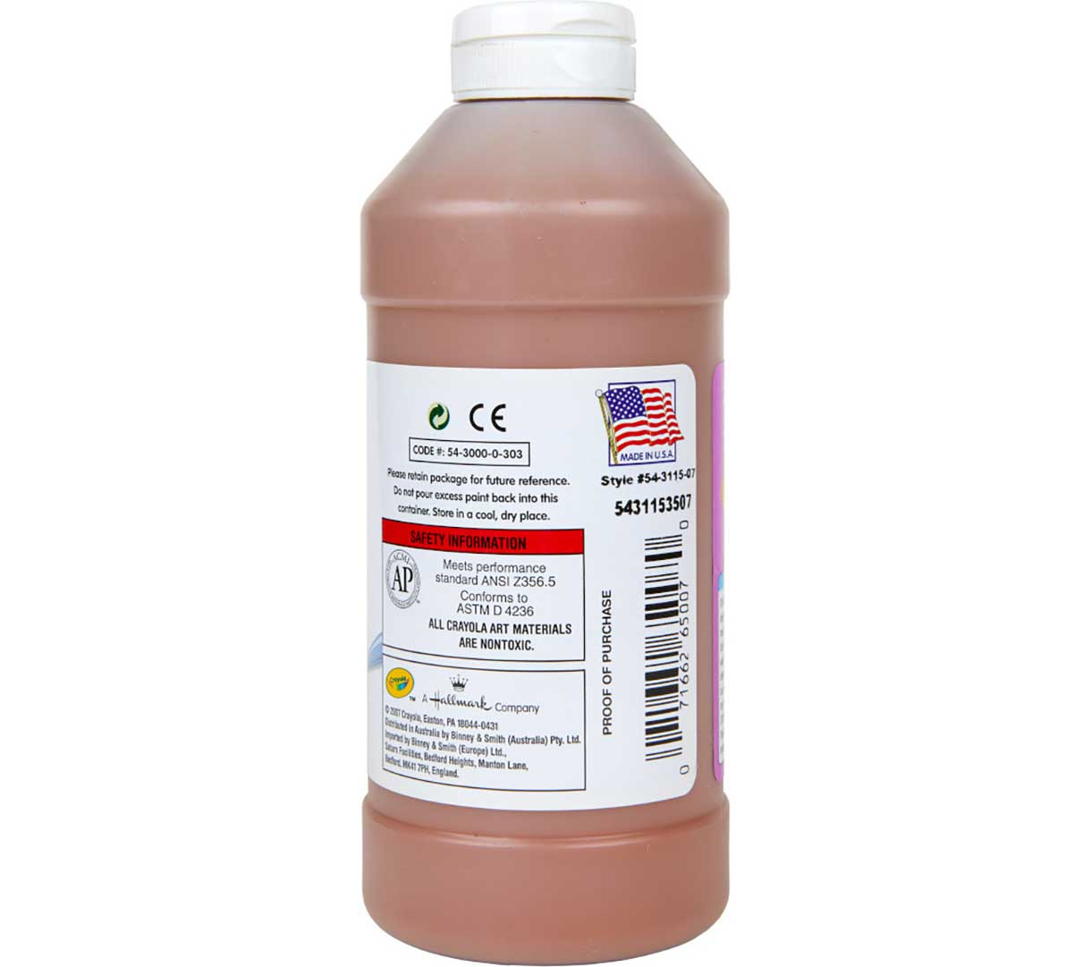 Artista II Washable Tempera Paint 16-oz.-Choose Your Color - US 4563
