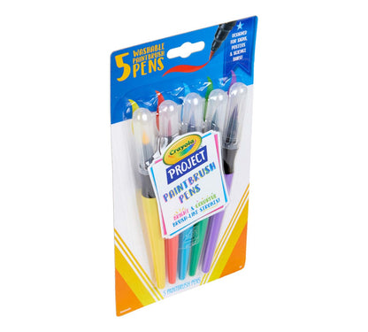 Crayola Project Paint Brush Pens, 5 Count - US 3029