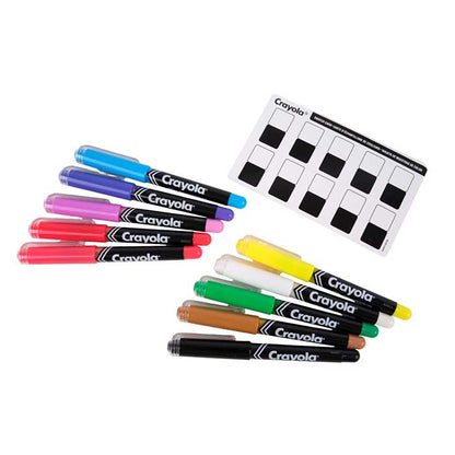 Brush Tip Acrylic Paint Markers, 10 count - US 5956