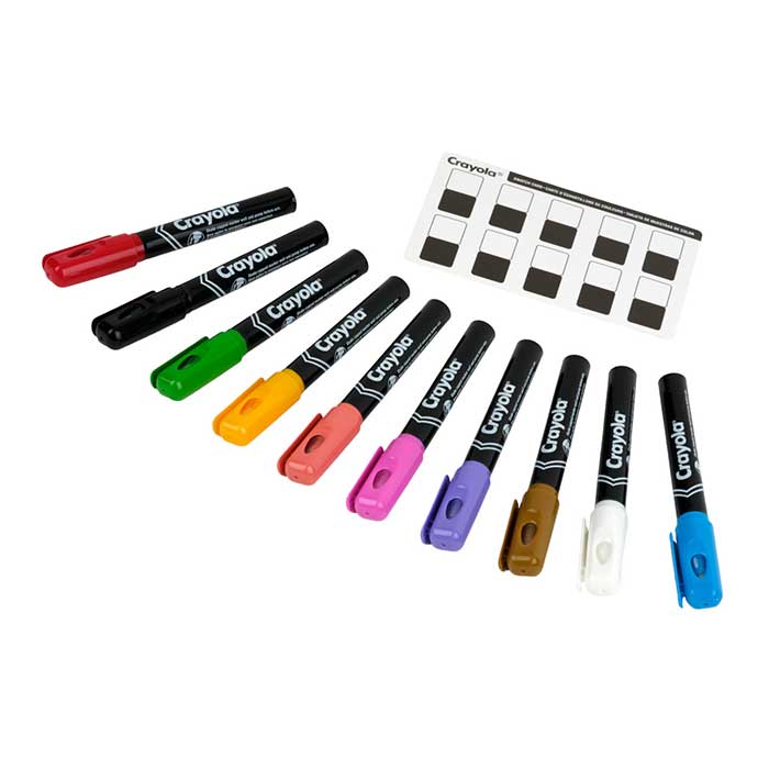 Bullet Tip Acrylic Paint Markers, 10ct - US 4942