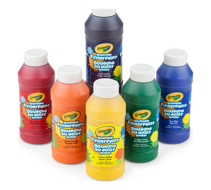 6 Count Washable Fingerpaint - US 8881