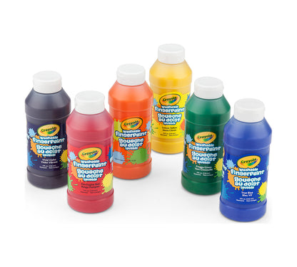 6 Count Washable Fingerpaint - US 8881