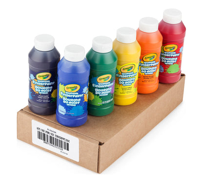 6 Count Washable Fingerpaint - US 8881