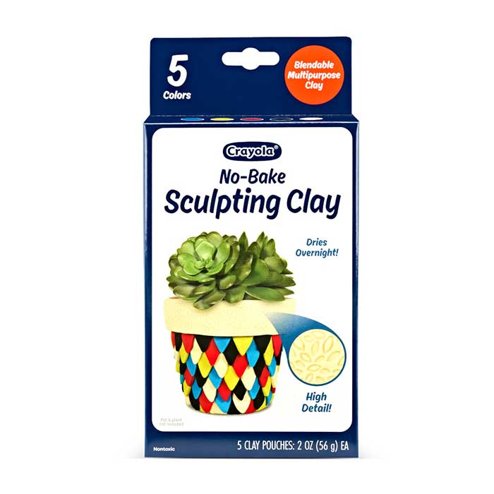 No-Bake Sculpting Clay, 5 Pack - US 5438
