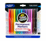 Take Note Permanent Markers, 12 count - US 5308
