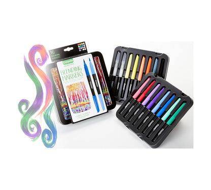 Signature Blending Markers with Tin, 16 Count - US 2360