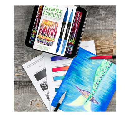 Signature Blending Markers with Tin, 16 Count - US 2360