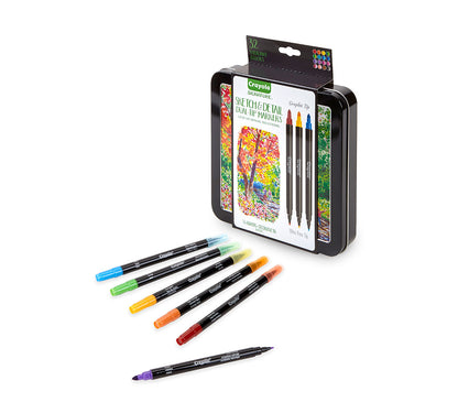 Signature Sketch & Detail Dual Ended Markers, 16 Count - US 6534