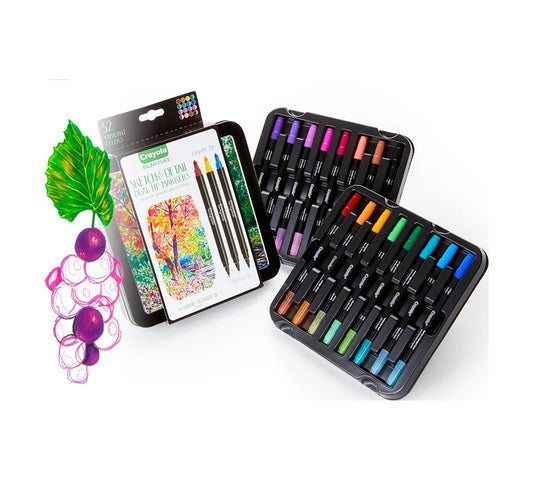 Signature Sketch & Detail Dual Ended Markers, 16 Count - US 6534
