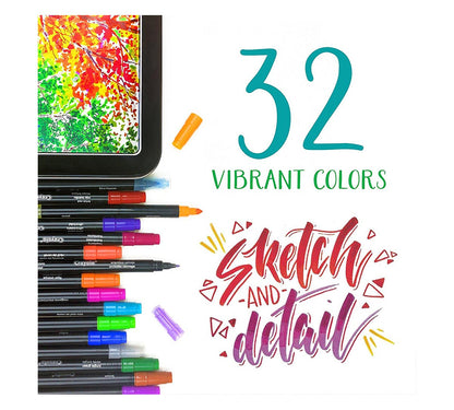 Signature Sketch & Detail Dual Ended Markers, 16 Count - US 6534