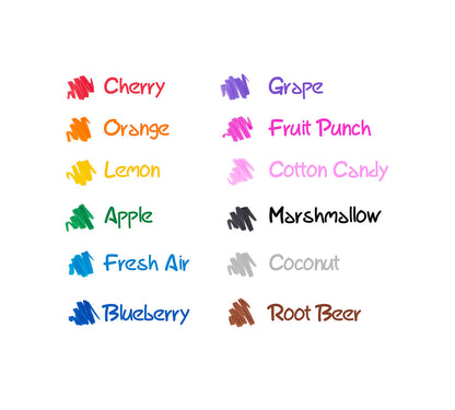 Silly Scents Chisel Tip Markers, Sweet Scents, 12 Count - US 8864