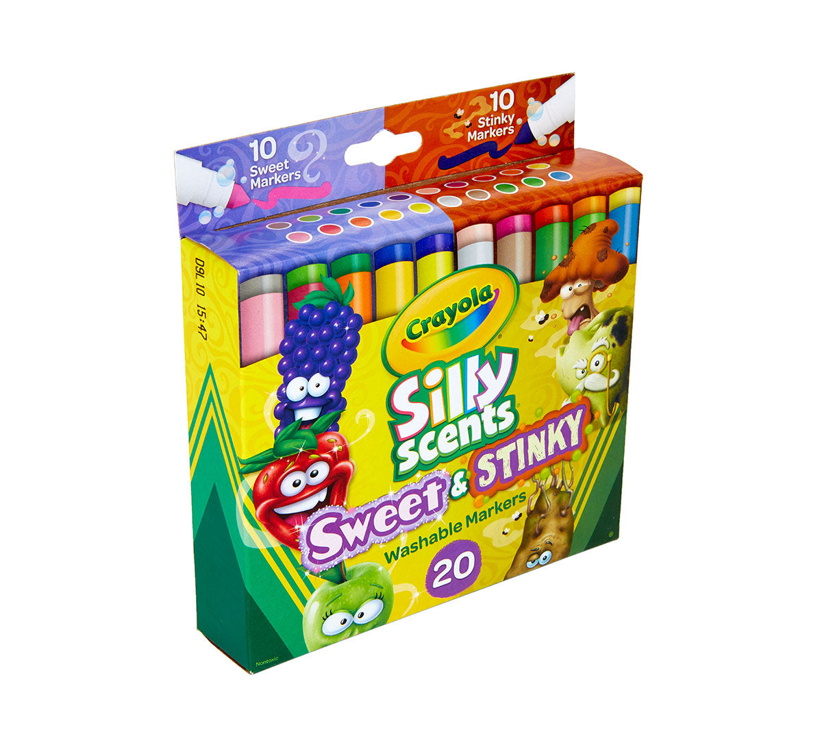 Silly Scents Sweet & Stinky Scented Markers 20 Count - US 3615