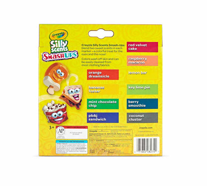 Silly Scents Sweet Smash Ups, 10 ct Broad Line Markers - US 9746