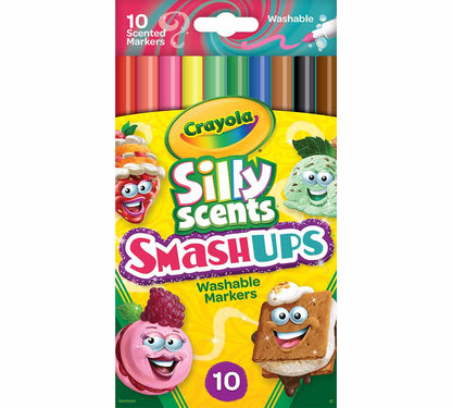 Silly Scents Smash Ups Fine Line Washable Markers, 10 Count - US 0193