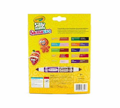 Dual-Ended Silly Scents Smash Ups Washable Markers, Broad Line, 10 Count - US 6258