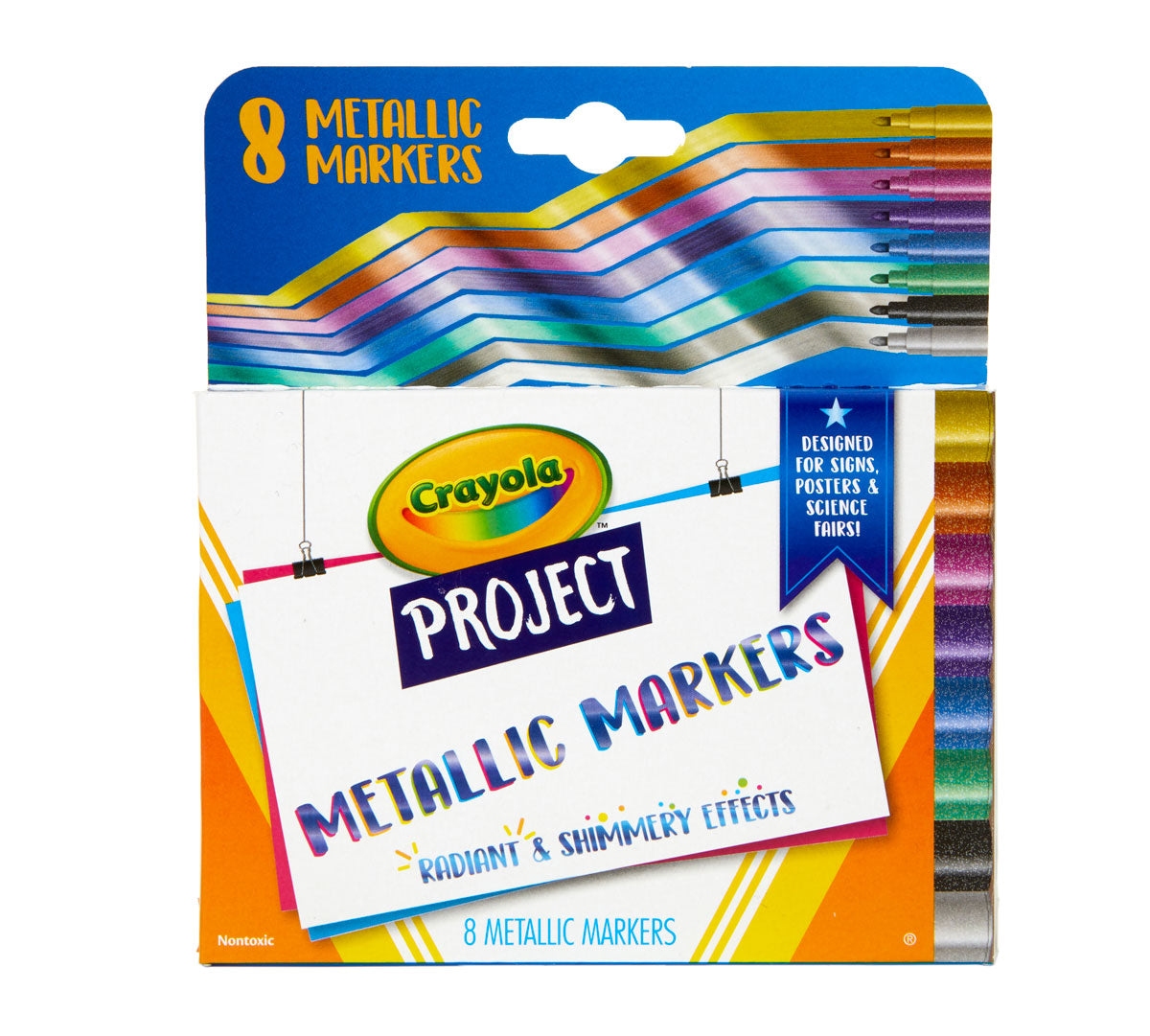 Crayola Project Metallic Markers 8 Count - US 9204