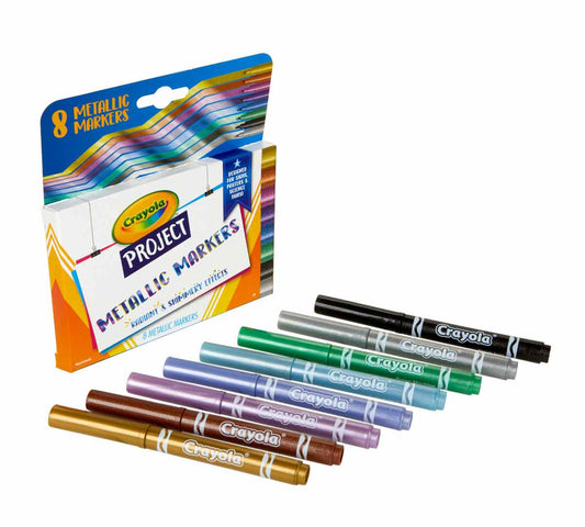 Crayola Project Metallic Markers 8 Count - US 9204